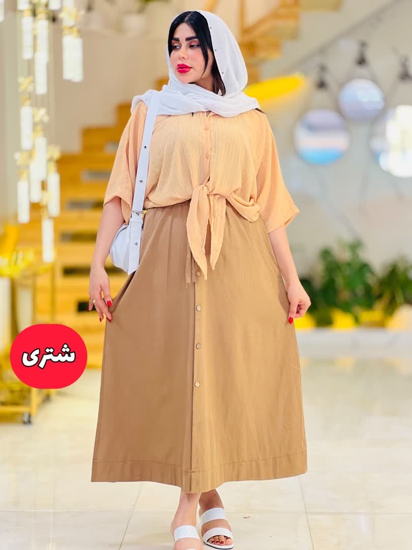 دامن لینن20-20 2762